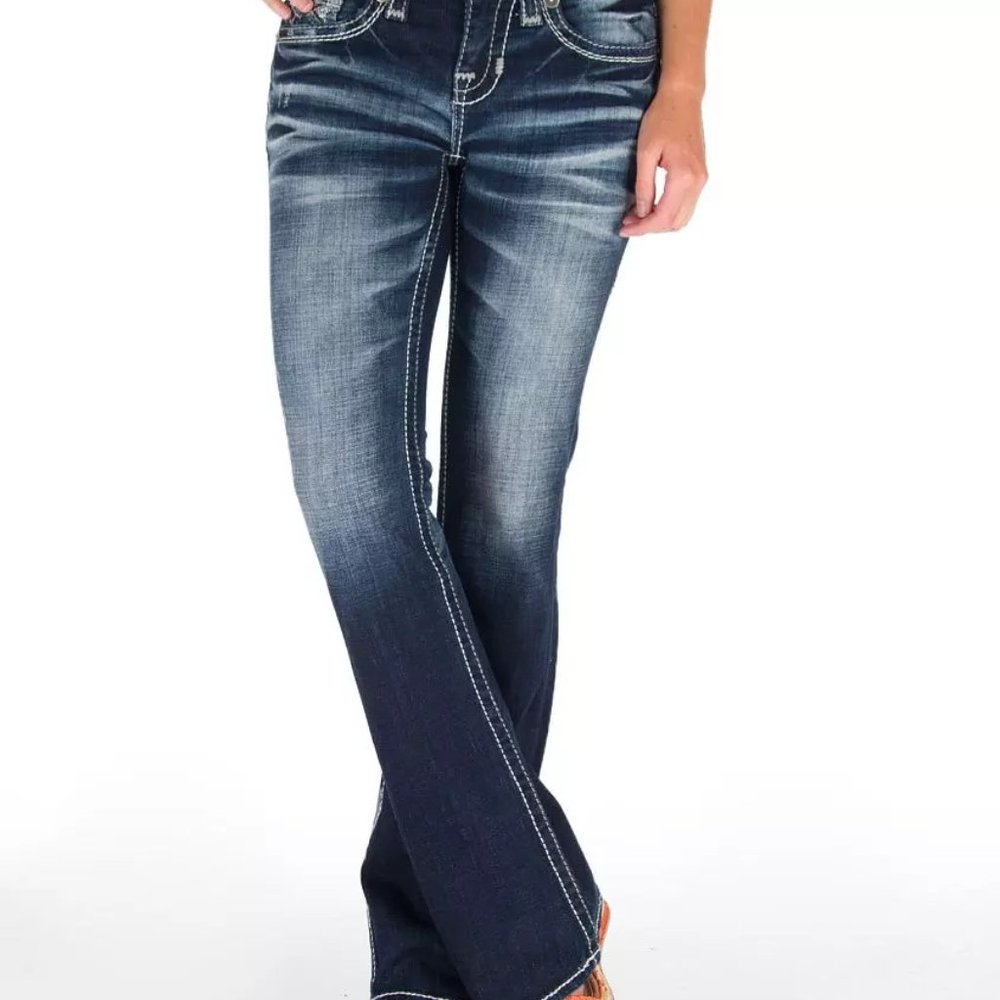 Big Star Maddie Mid Rise Flare Jeans 29 x 31